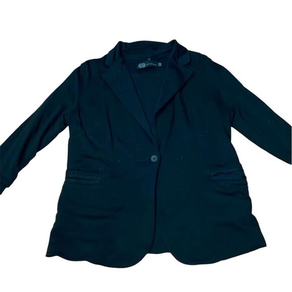 JET by John Eshaya Knit Blazer, Jacket, Black, M/L - Picture 1 of 5
